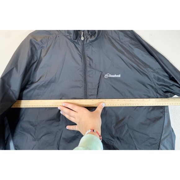 Cloudveil Full Zip Long Sleeve Hooded Lightweight Packable Windbreaker Men's XL - Picture 8 of 9
